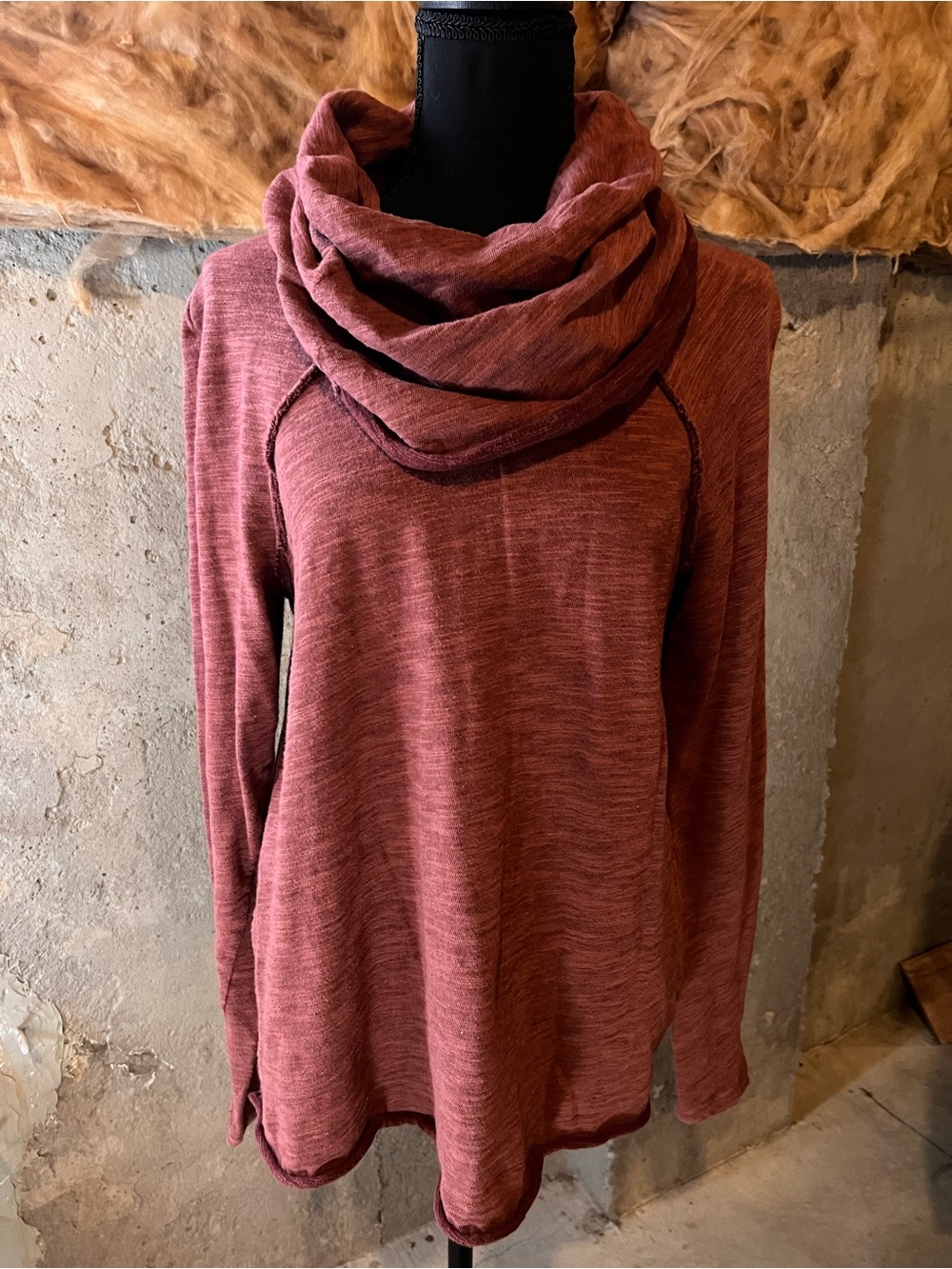 Free People Rose Cowl Neck Cocoon Sweater
